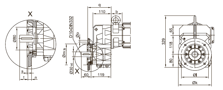 Фланец со сквозными отверстиями Фланец со сквозными отверстиями