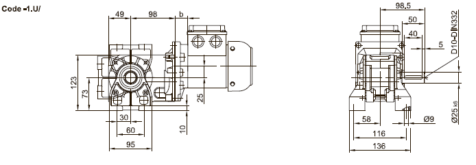 Лапы со сквозными отверстиями внизу Лапы со сквозными отверстиями внизу