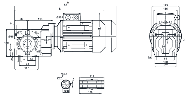 Монтажное исполнение KR002.00, KR003.00 Монтажное исполнение KR002.00, KR003.00