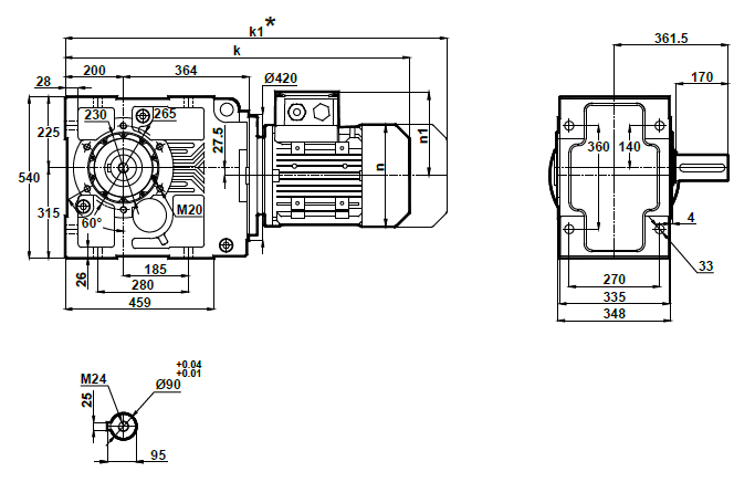 Монтажное исполнение KR773.01 Монтажное исполнение KR773.01