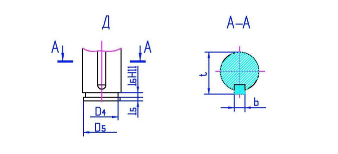 ВК - крепление на опорном фланеце, кольцевая канавка на валу ВК - крепление на опорном фланеце, кольцевая канавка на валу
